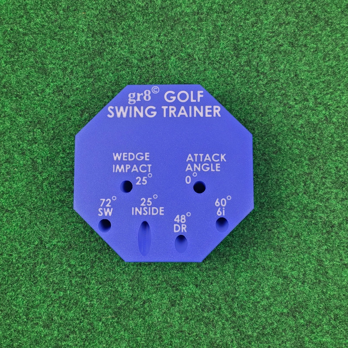 Compact Golf Swing Trainer with Alignment Stick - Weighted & Adjustable for Left/Right Hand