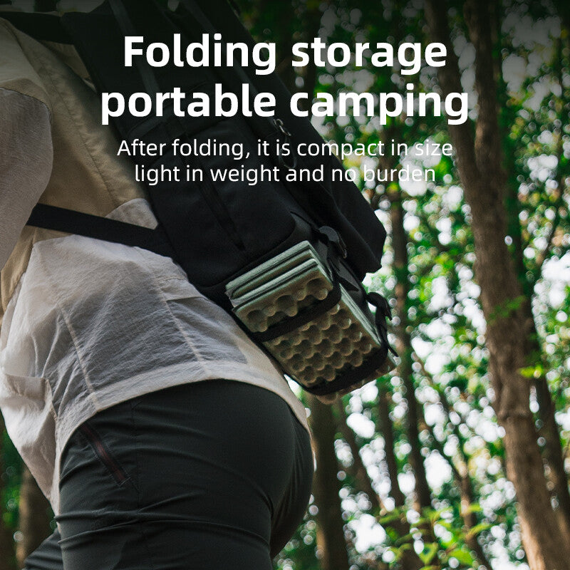 Foldable Camping Seat Cushion with Insulation and Breathable Foam - Lightweight Portable Pad