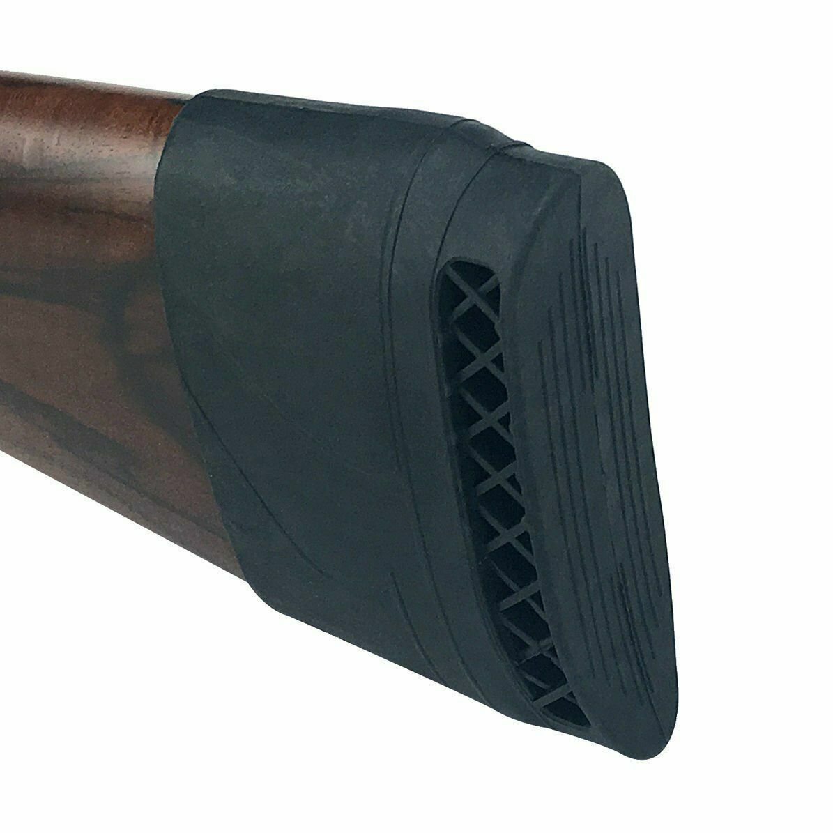 Black Recoil Pad for Rifles and Shotguns Slip-On Rubber Protector