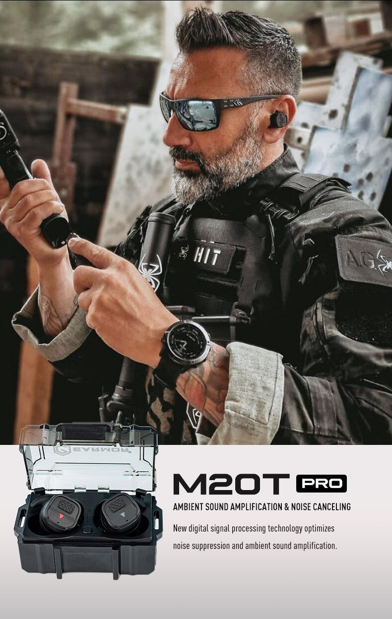 Electronic Shooting Ear Protection with Bluetooth 5.4, NRR 30dB