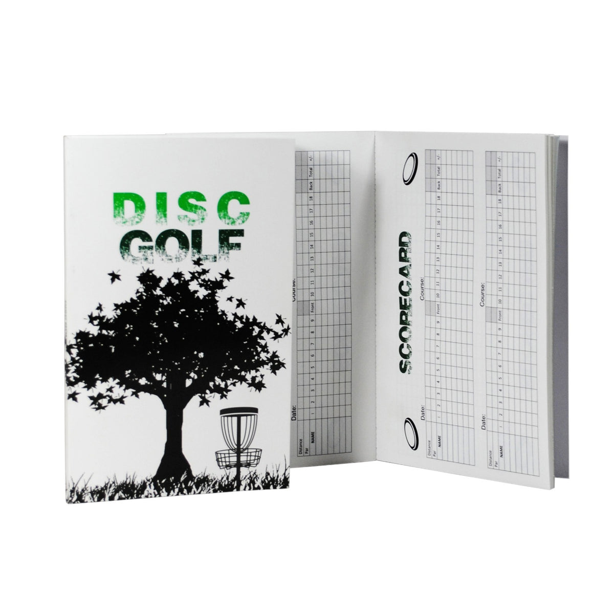 Disc Golf Scorekeeper Notebook for 6 Players - 110 Rounds, Perfect Bound