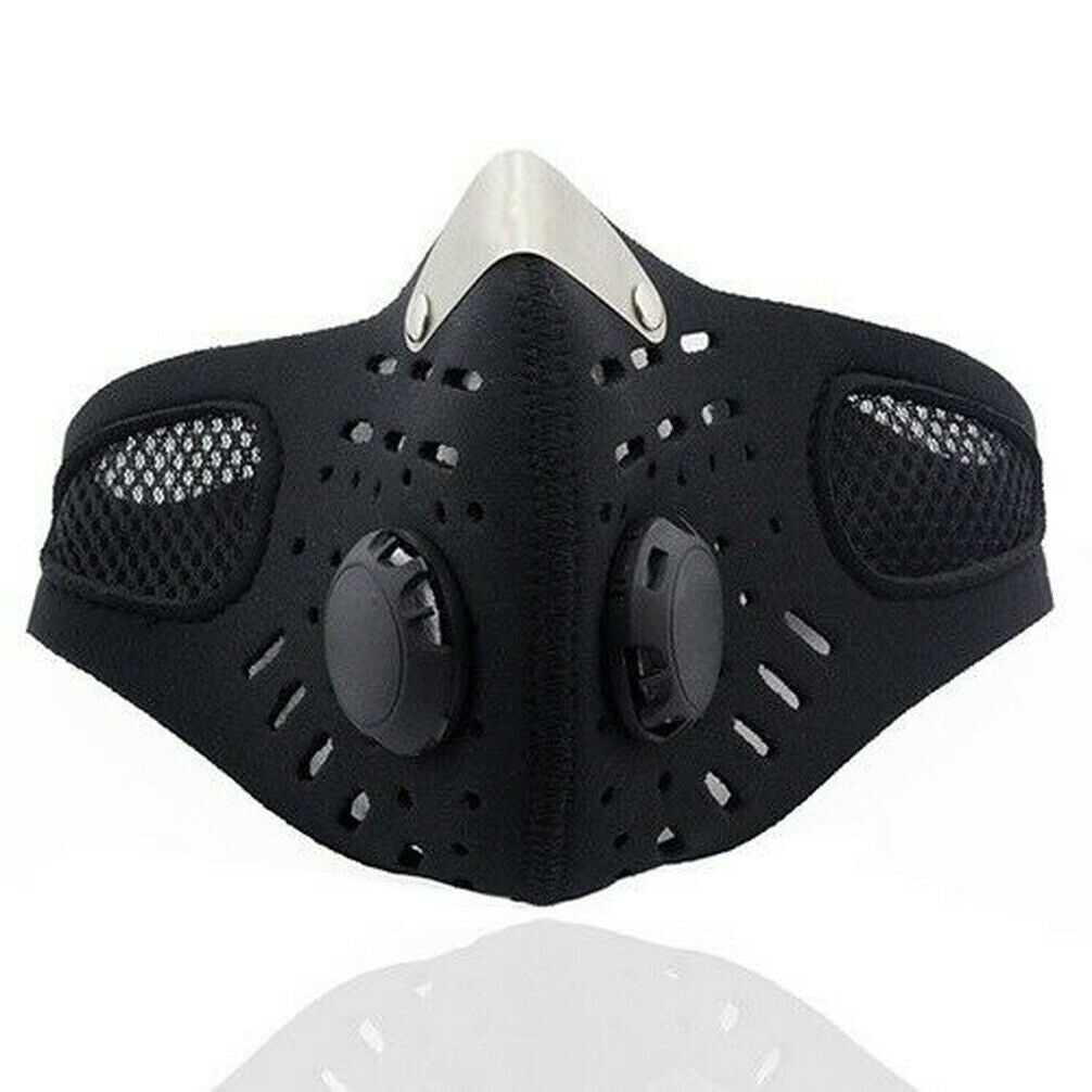 Outdoor Anti-Smoke Face Mask with Filter, Unisex Respirator Mask