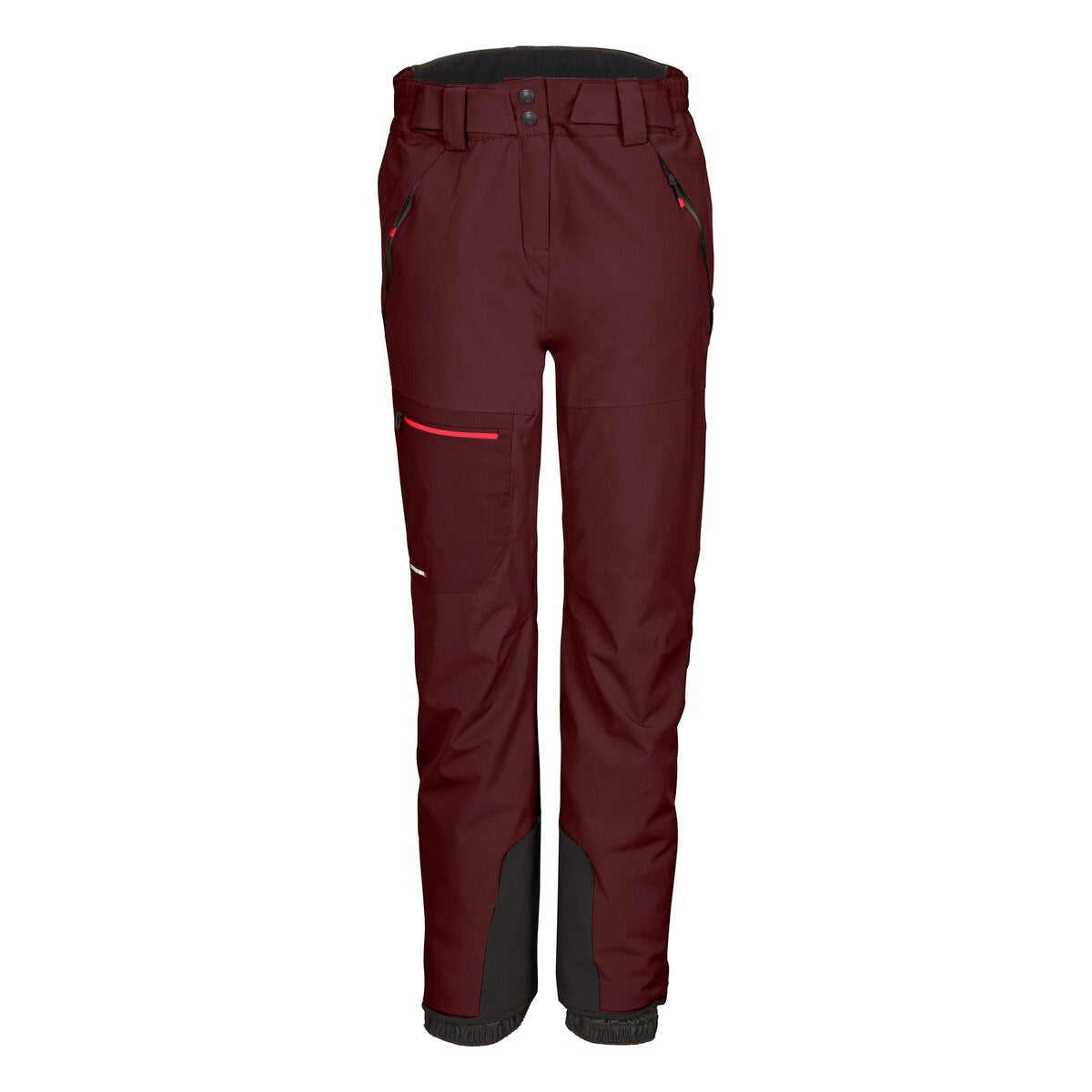 Women's Waterproof Ski Pants with Edge Protection - Size 8