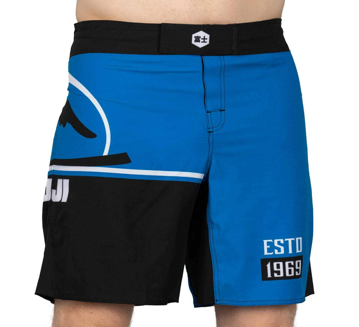 Grappling Fight Shorts for MMA & BJJ - Blue, Unisex, No-Gi Competition Gear