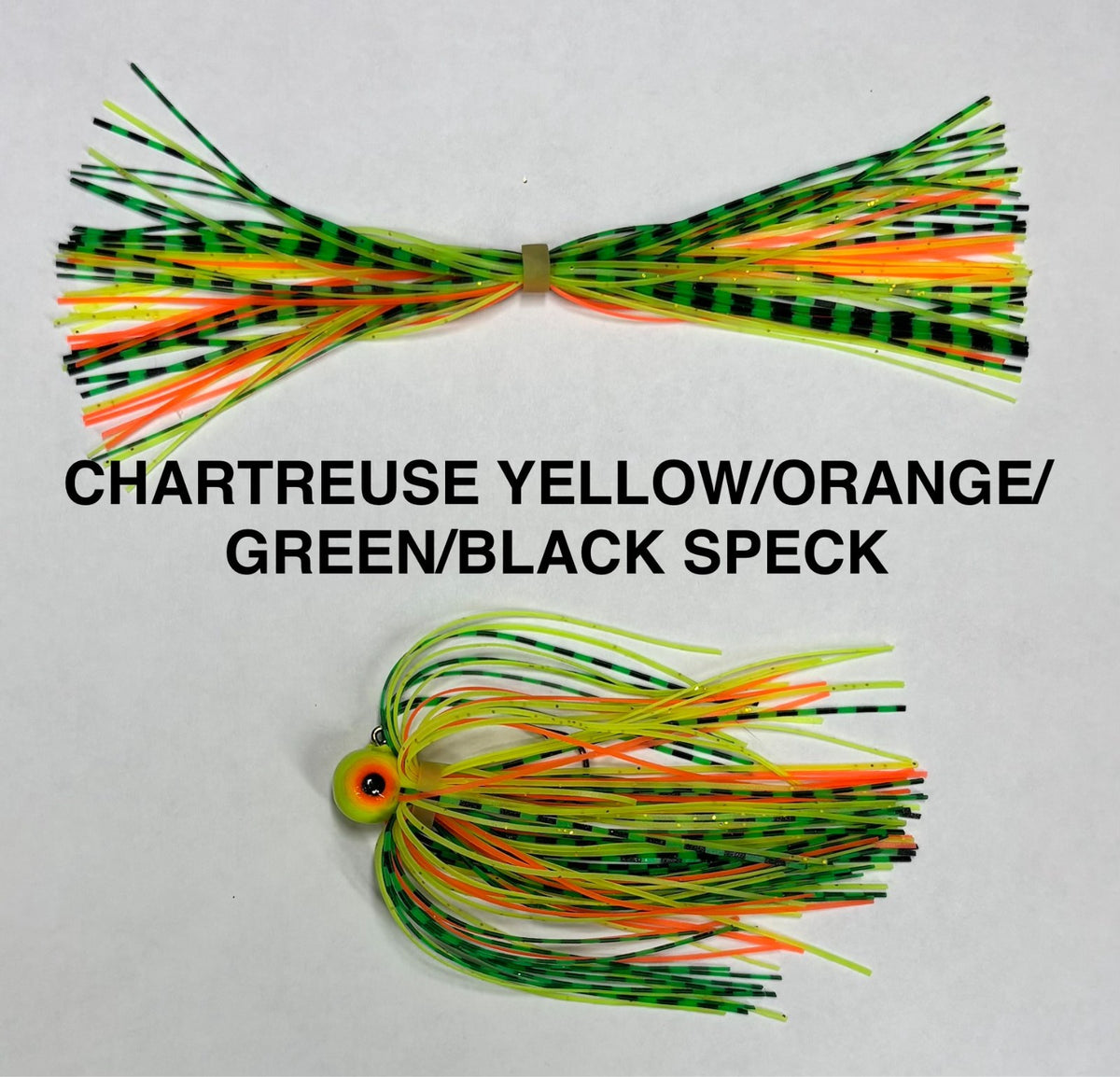 Fishing Lure and Jig Bait Skirt Set - 10 Pack, 50 Strands, 6 Colors