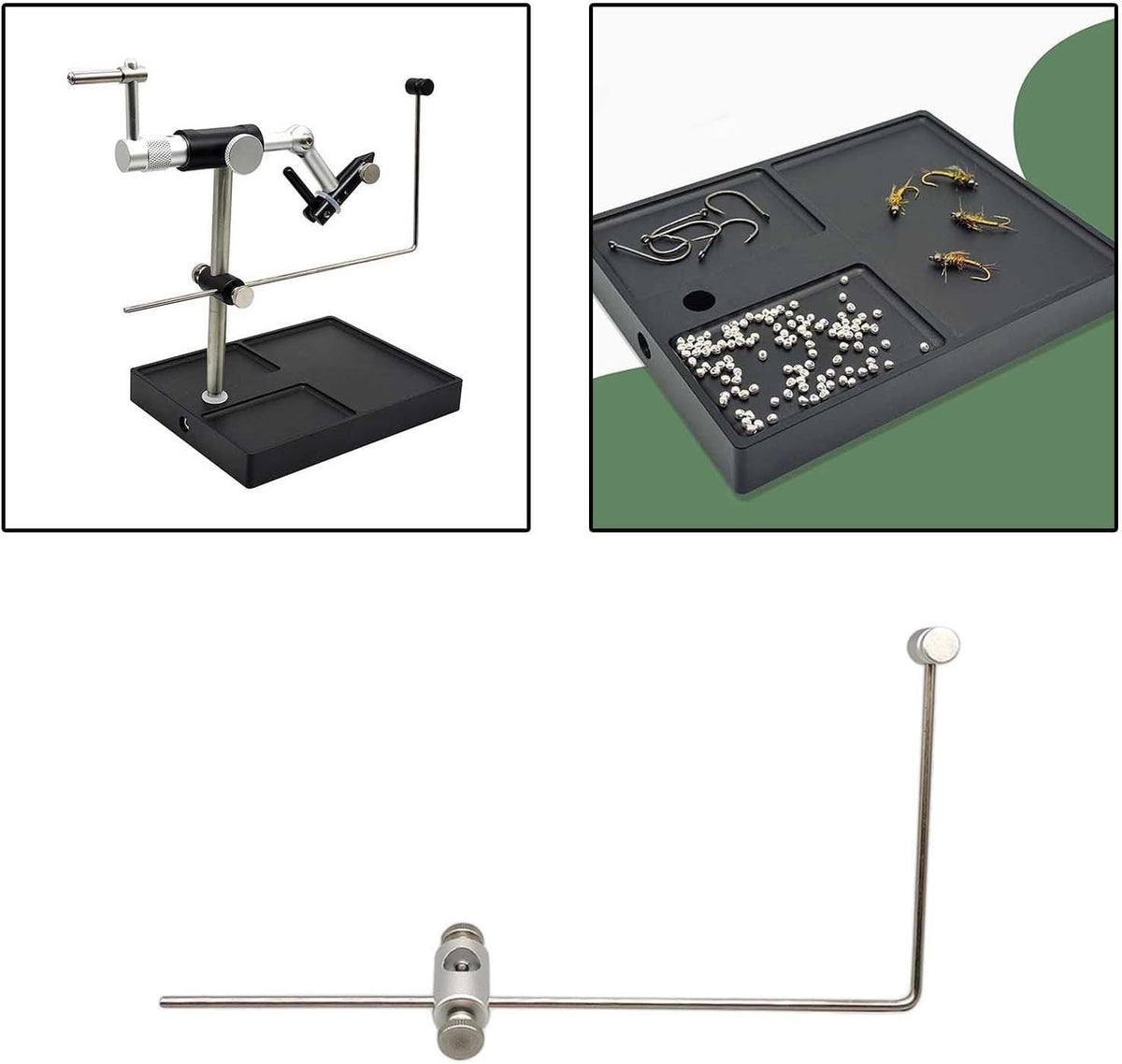 Metal Fishing Bobbin Cradle - Durable Fly Tying Accessory for Anglers