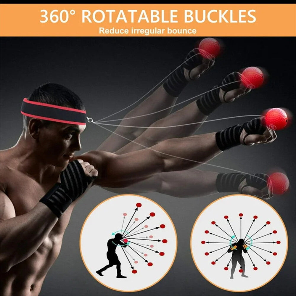 Reflex Boxing Ball with Adjustable Headbands for Kids and Adults