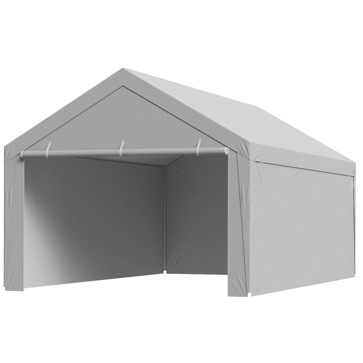 13x20ft Carport Replacement Canopy Cover with Sidewalls - Waterproof & Wind-Resistant