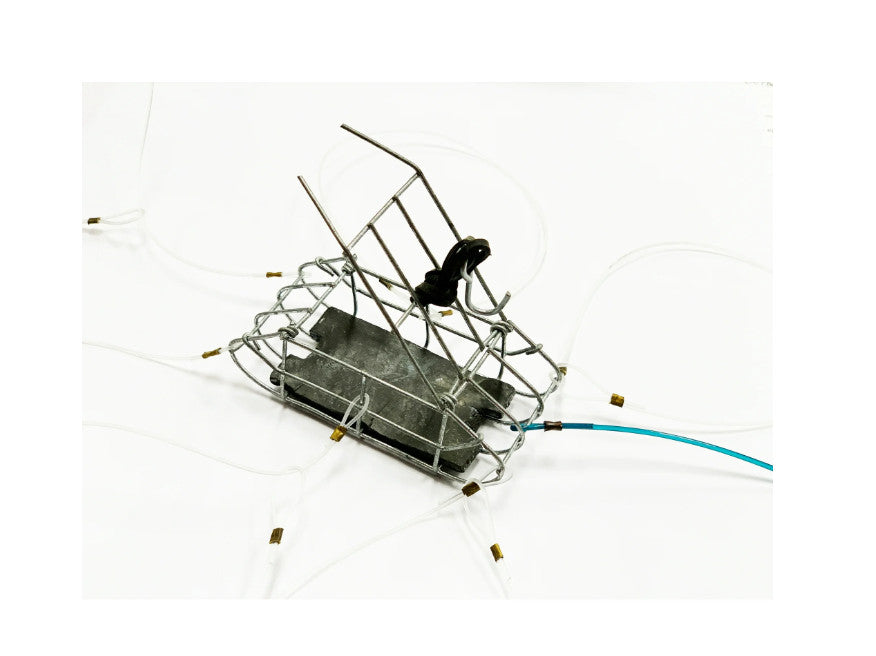 Weighted Crab Snare Trap with 6 Monofilament Loops for Crabbing