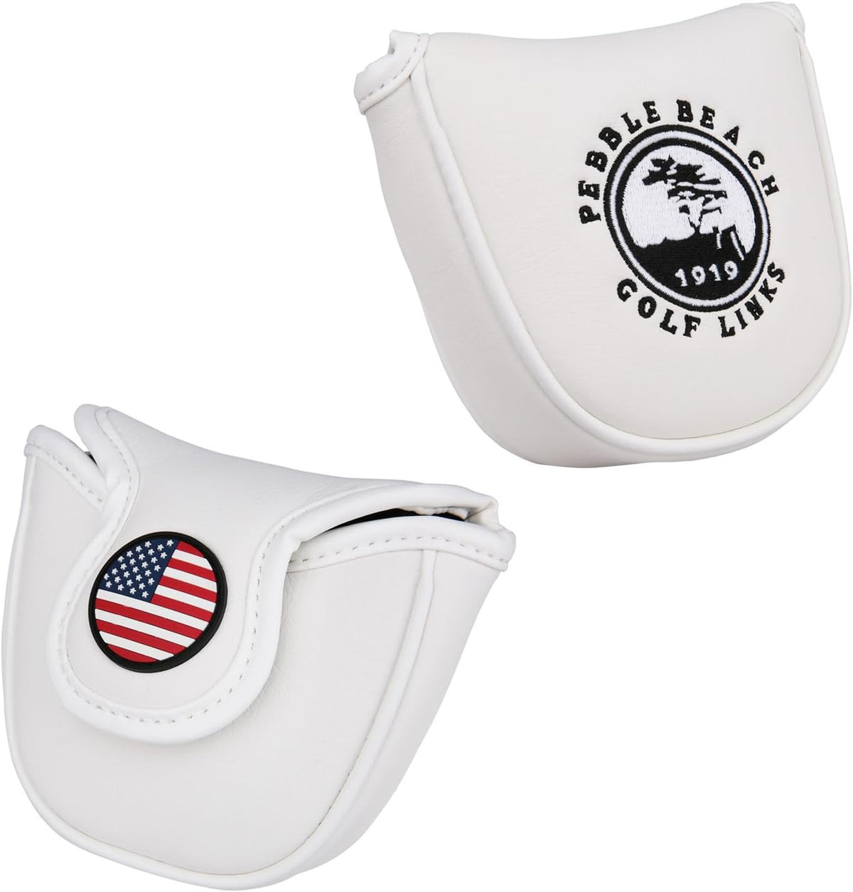 Golf Club Mallet Putter Head Cover with Magnetic Closure - Waterproof & Durable