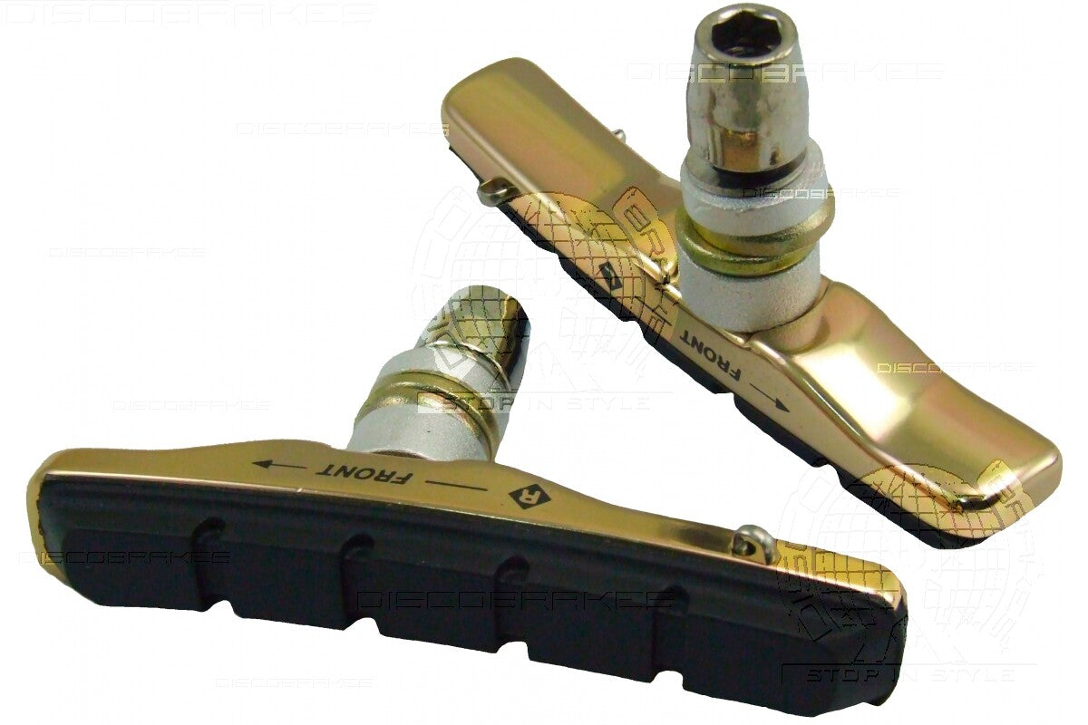 Titanium Finish Bicycle V Brake Pads for Shimano XTR, XT, SRAM 9.0