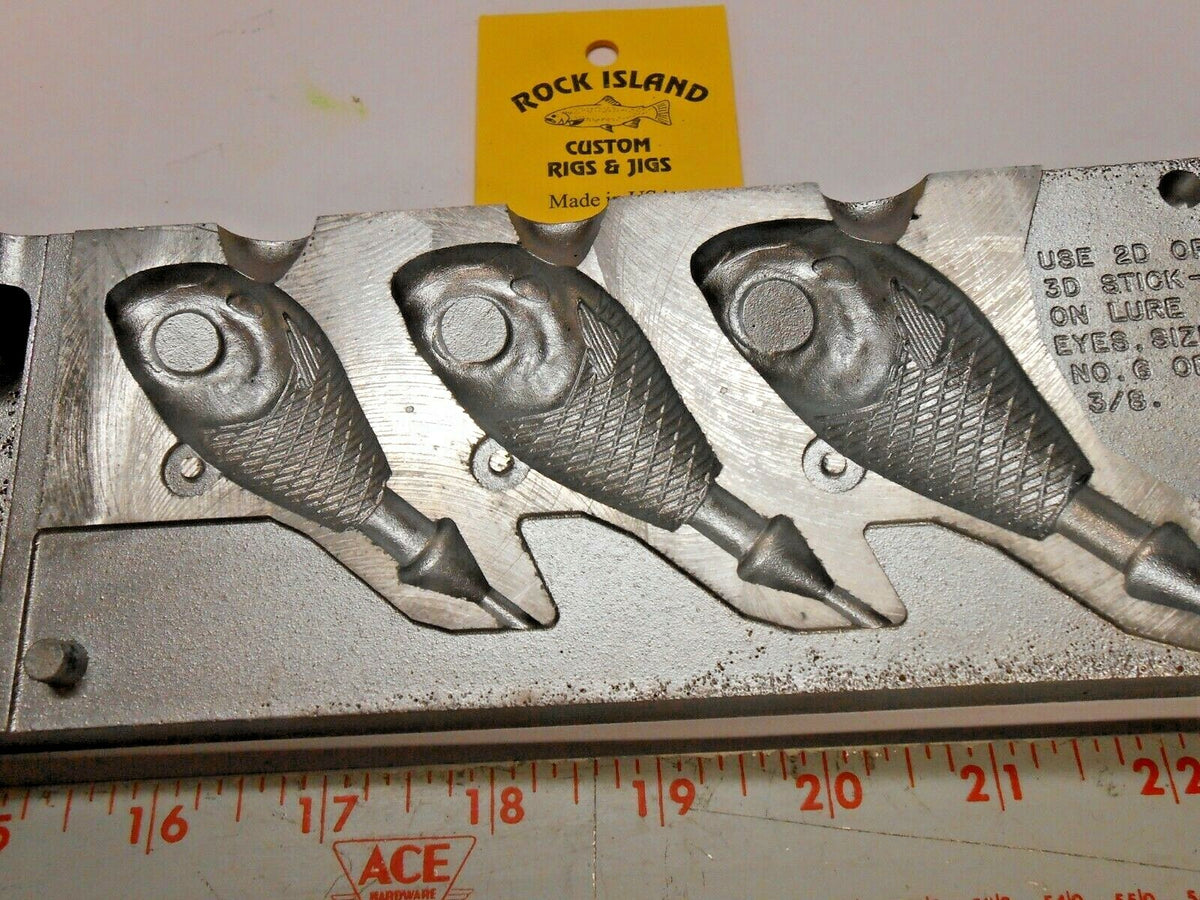 Do-It Ultra Minnow Jig Mold 5, 6, 8 oz for Fishing Lures