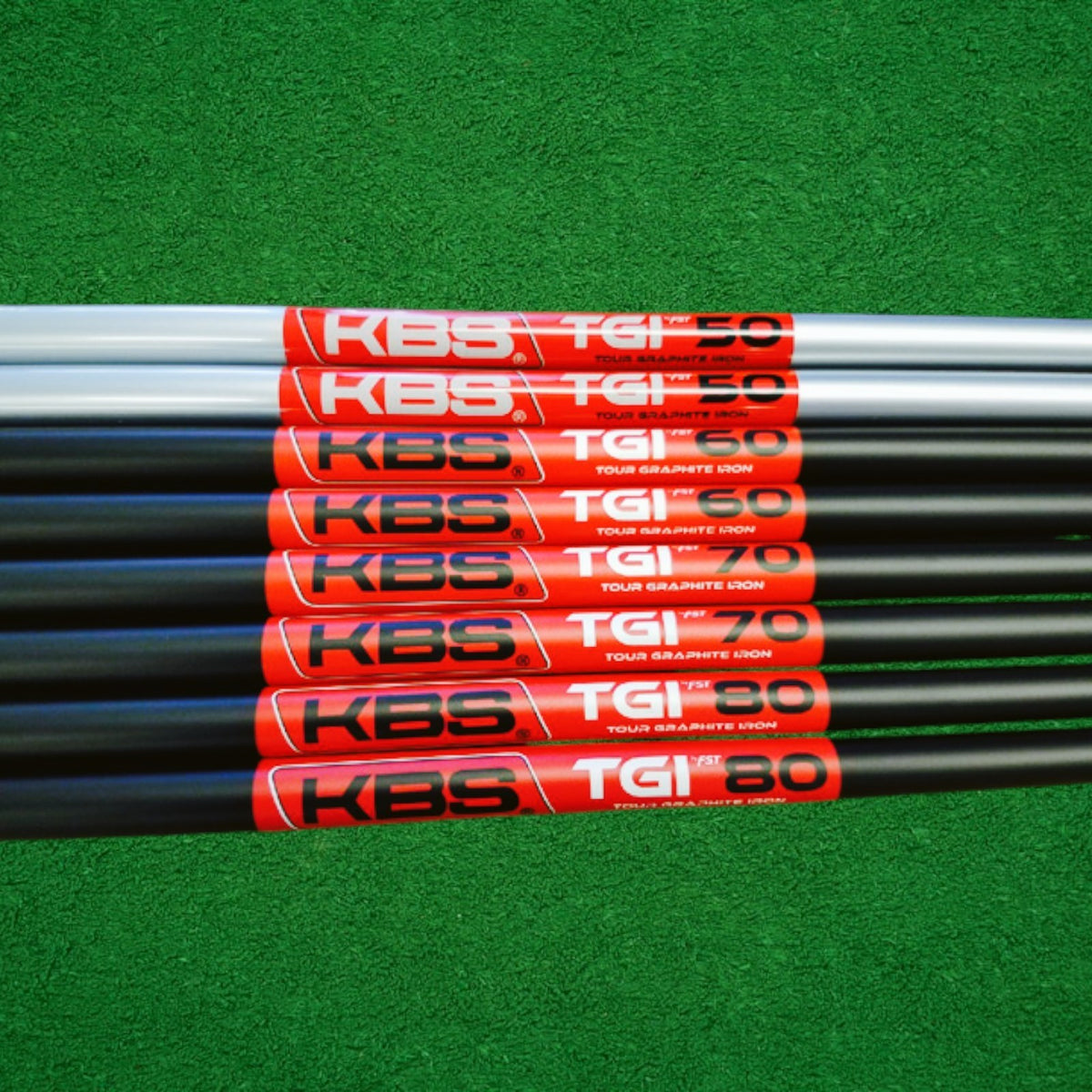 Golf Iron Shaft Set Graphite TGI Tour .370 Parallel Tip Choose Flex & Weight