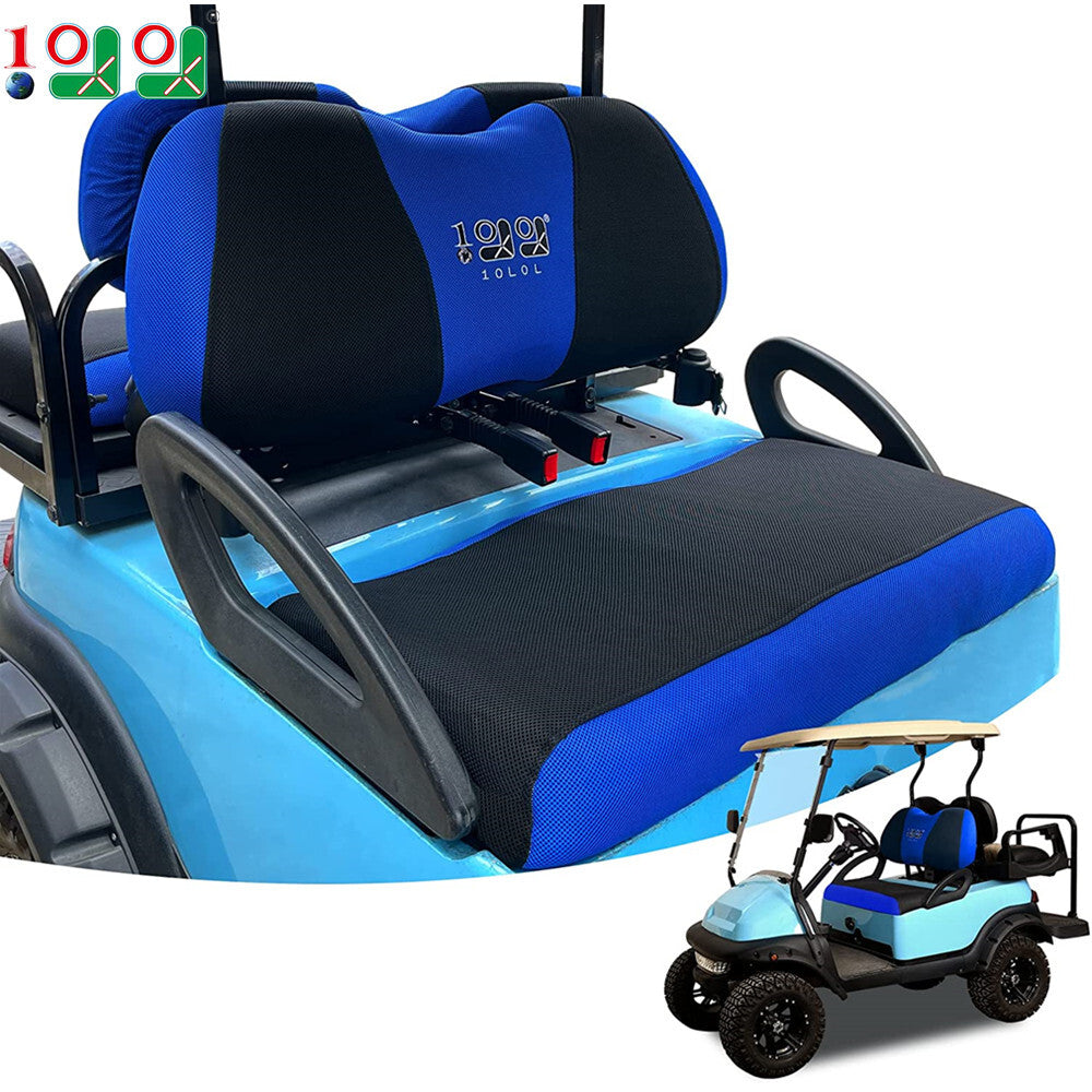 Golf Cart Seat Cover Set for Club Car Precedent Yamaha Breathable Washable Mesh