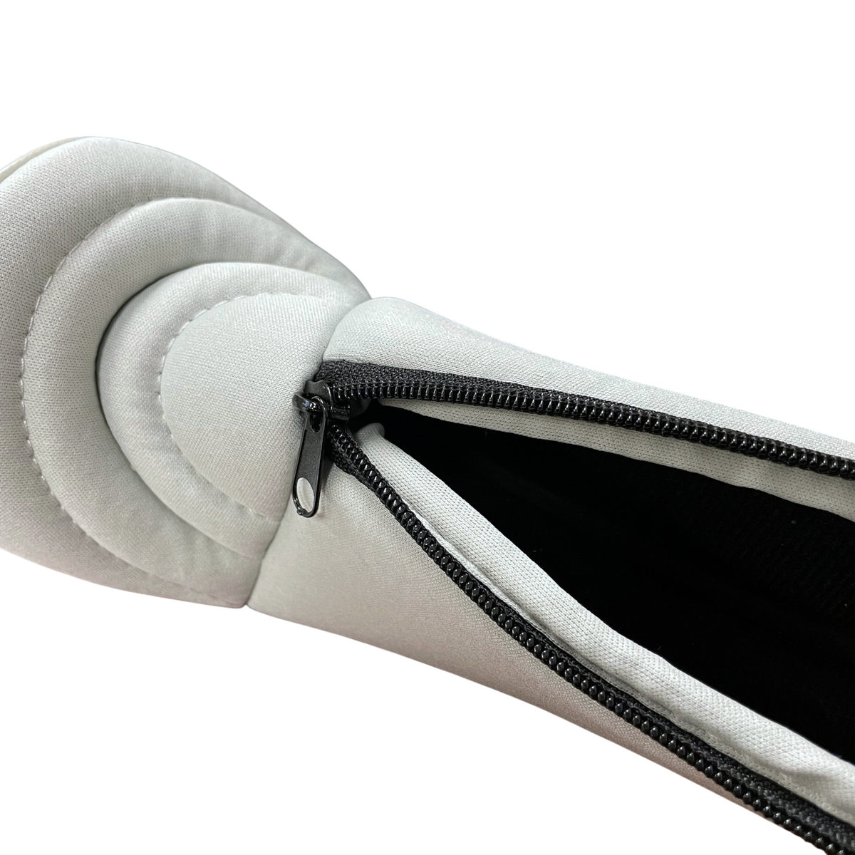 Golf Fairway Wood Headcover Set Neoprene Zipper Protector - Grey #9