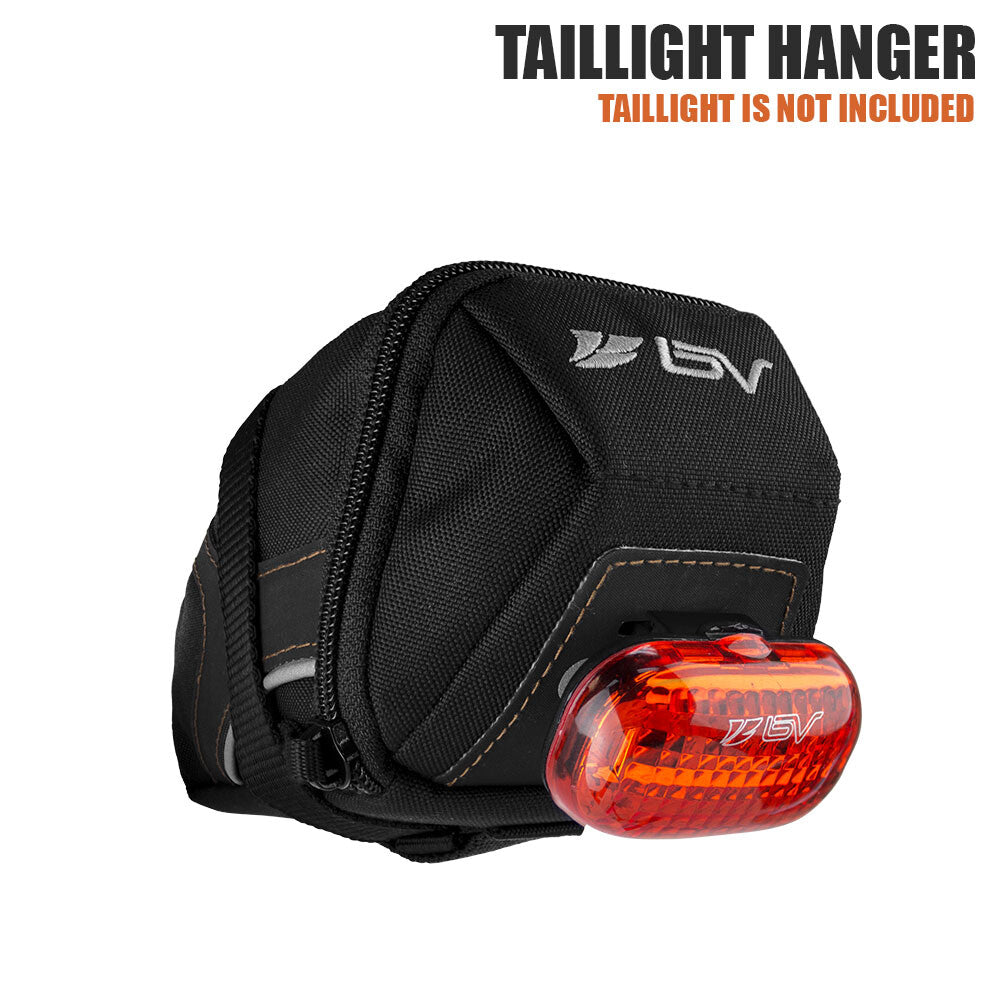 Bike Saddle Bag Rear Water-Resistant Storage Pouch - Medium Capacity