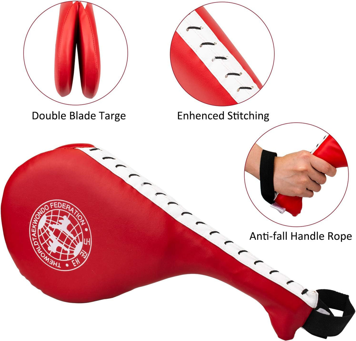 2 Pack Taekwondo Kick Pads - Durable Striking Target for Martial Arts Training
