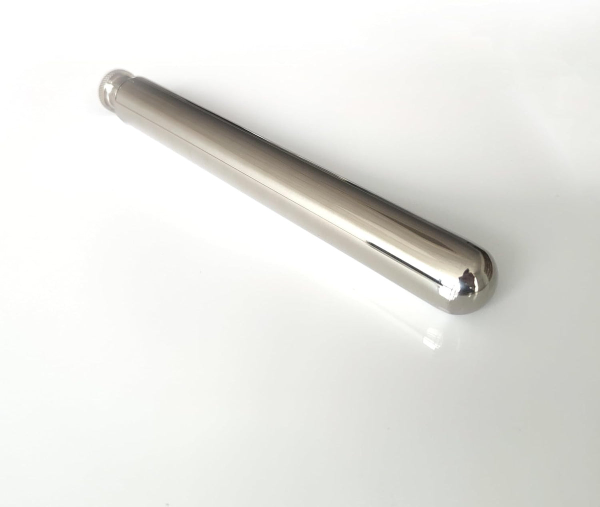 Stainless Steel 2oz Portable Water Bottle Flask with Funnel - Mirror Finish