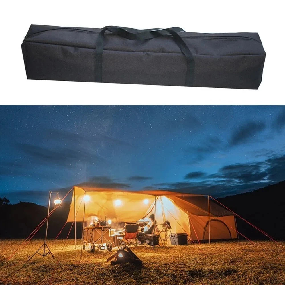 Waterproof Canvas Canopy Pole Storage Bag for Camping & Travel
