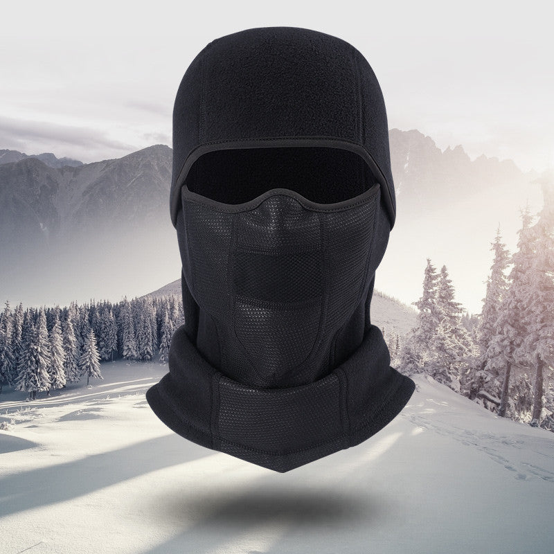 Winter Motorcycle Balaclava Face Cover Windproof Fleece Mask