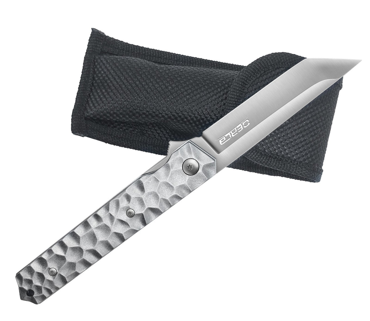 EDC Folding Pocket Knife with 3.54-Inch Blade, Ball Bearing Open, Safety Lock