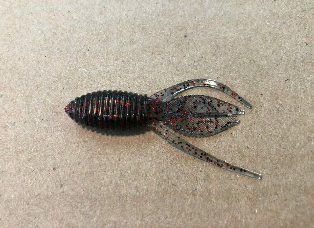 2-Inch Crappie Beaver Tail Soft Plastic Lures 100-Pack for Panfish Fishing