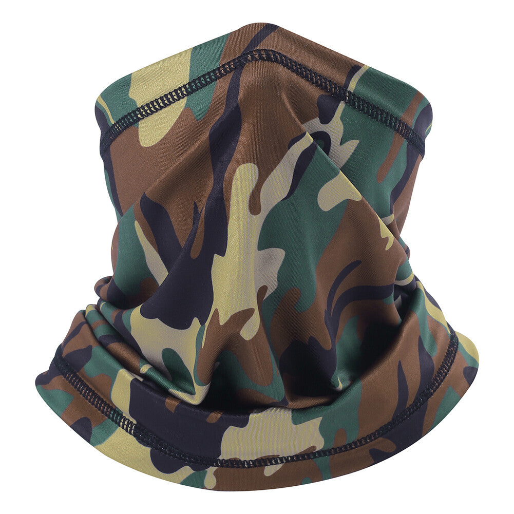 Breathable Tactical Balaclava Neck Gaiter Half Face Mask for Outdoor Activities