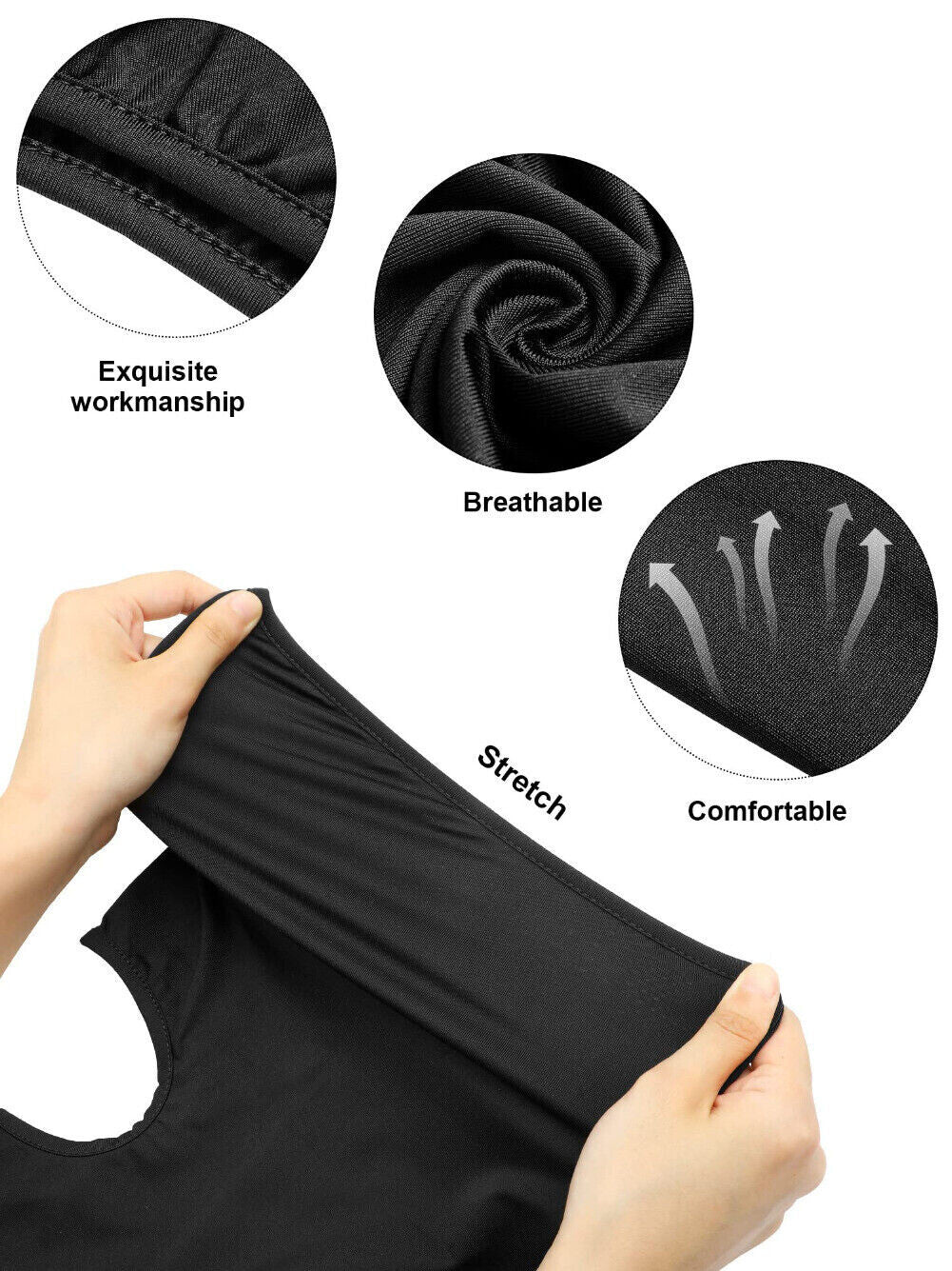 Full Face Ski Mask Balaclava UV Sun Protection Tactical Face Cover