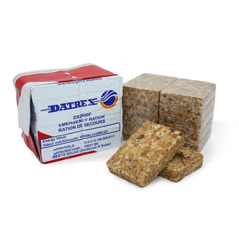 Emergency Food Ration Bars - 4 Packs of 2400 Kcal Survival Food, Long Shelf Life
