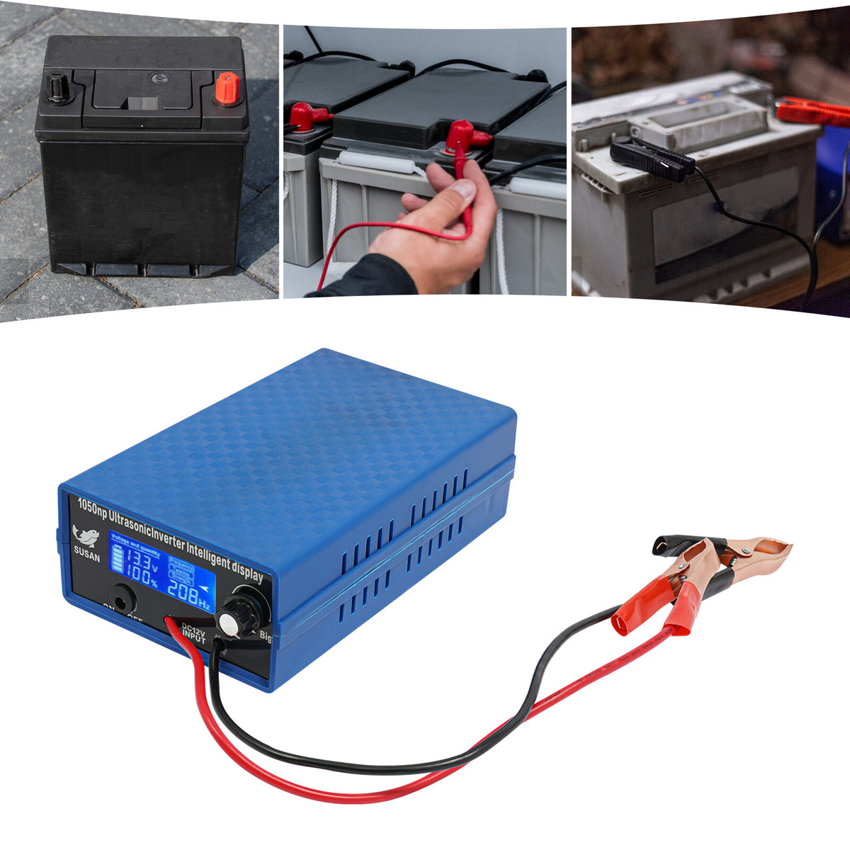 2000W Ultrasonic Fish Shock Machine for Fishing Stunner Inverter