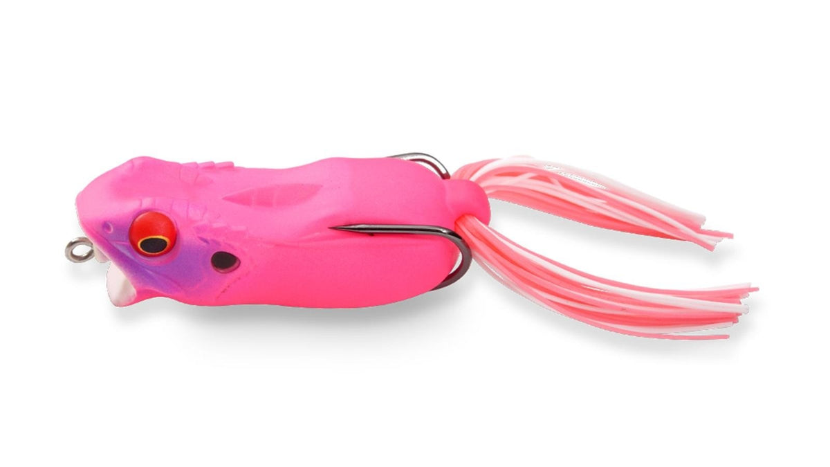 Topwater Hollow Body Frog Lure for Bass Fishing - 2.5" 1/2oz, Multiple Colors