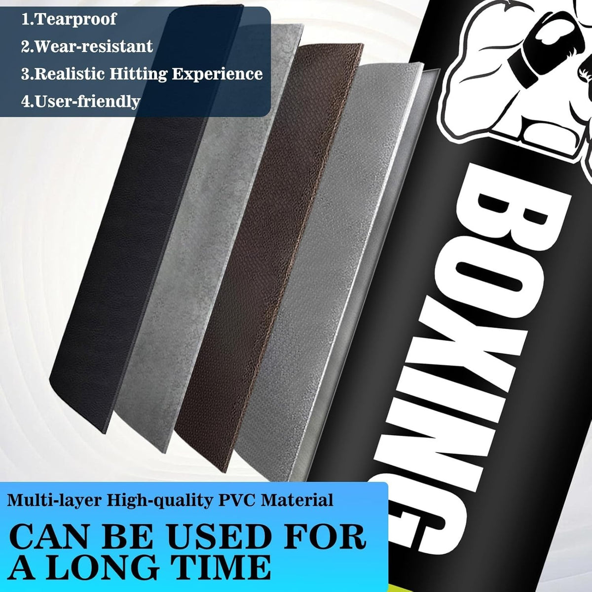 70-Inch Freestanding Punching Bag with Gloves for Home Boxing & Kickboxing