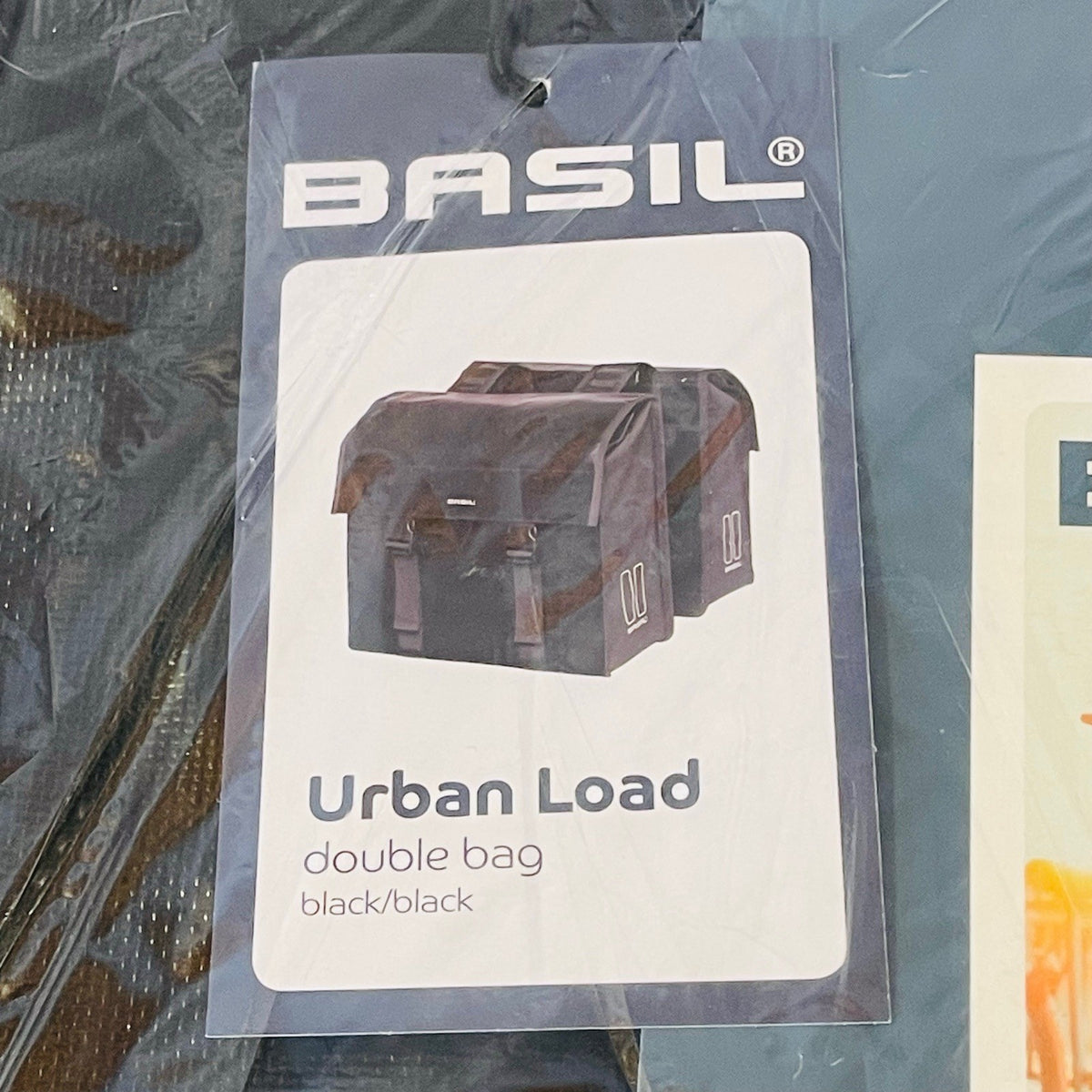 Basil Urban Load Double Pannier Bags Black 48L Bicycle Rear Rack Storage