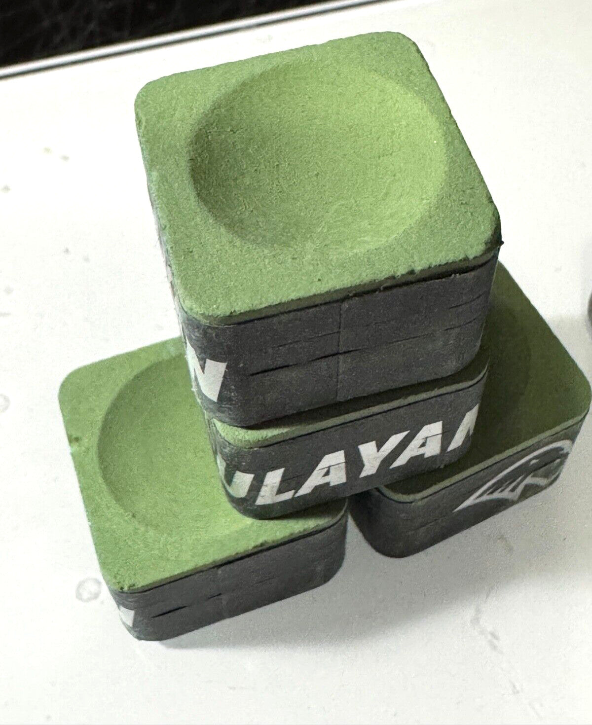 Green Chalk 2 Pack for Billiards - Pool Cue Chalk