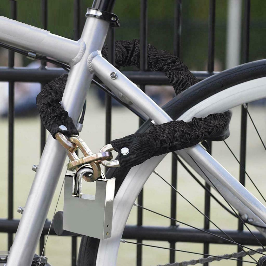 Heavy Duty Chain Lock Kit 6 Ft Bicycle Motorcycle Security Lock with 3 Keys