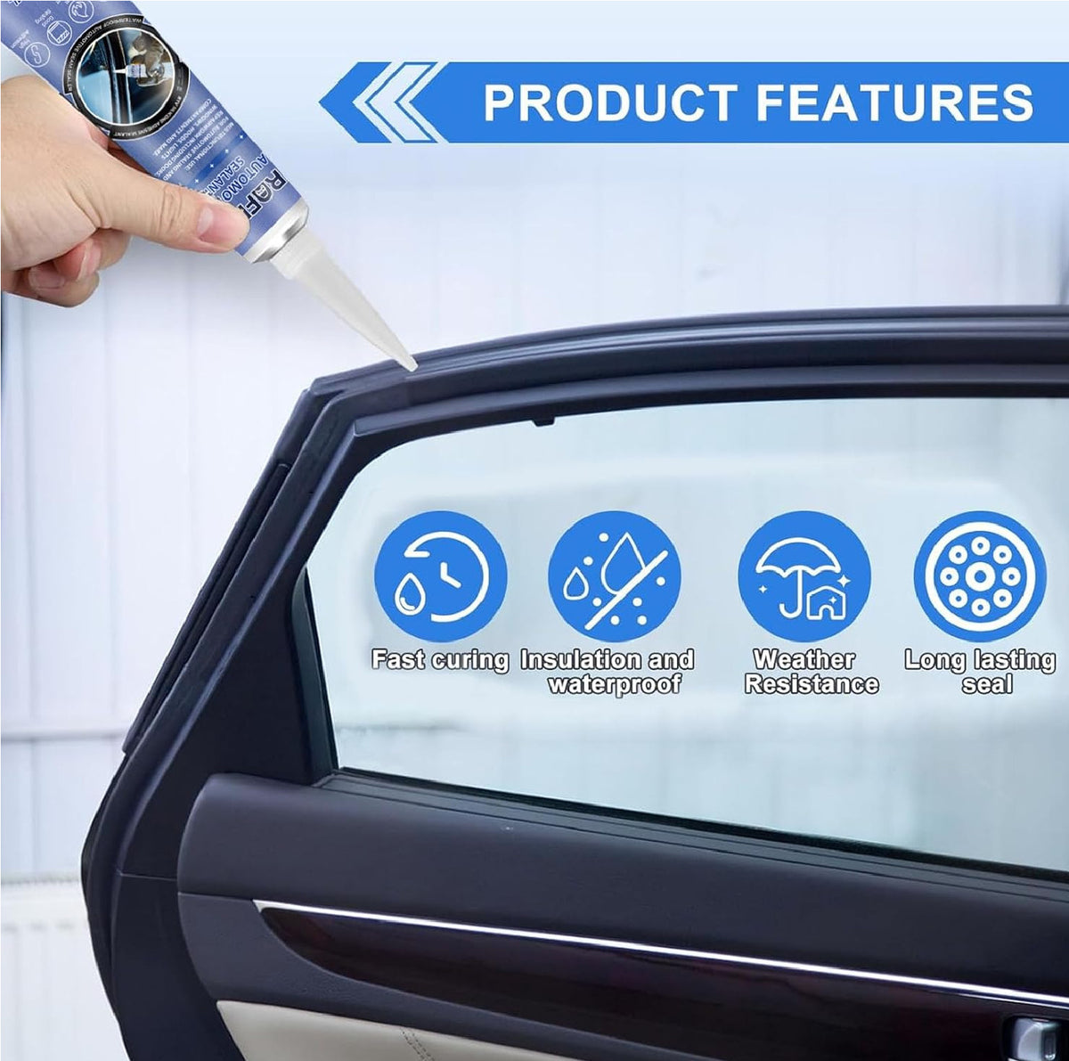 Automotive Sealant for Car Body Repair Waterproof Bonding 100ml Kit