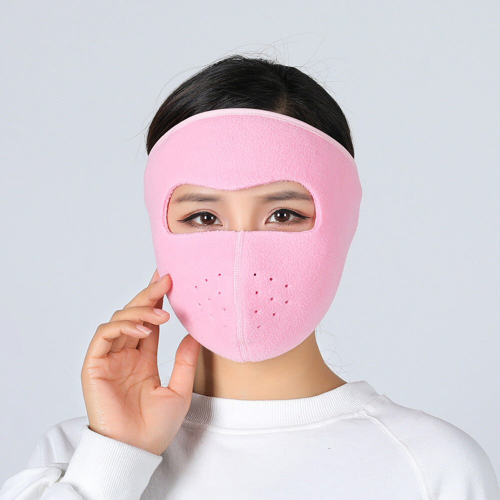 Winter Full Face Mask Thermal Fleece Ski Mask Windproof Neck Warmer