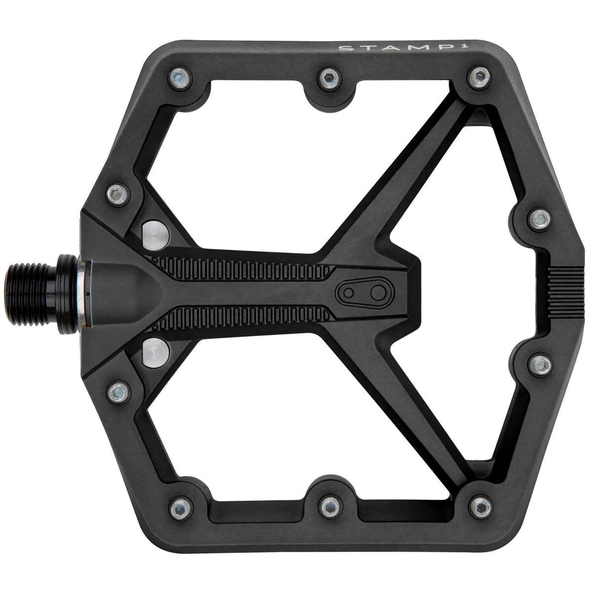 MTB Platform Pedals Small Black - Durable Bicycle Pedal for Mountain Bikes