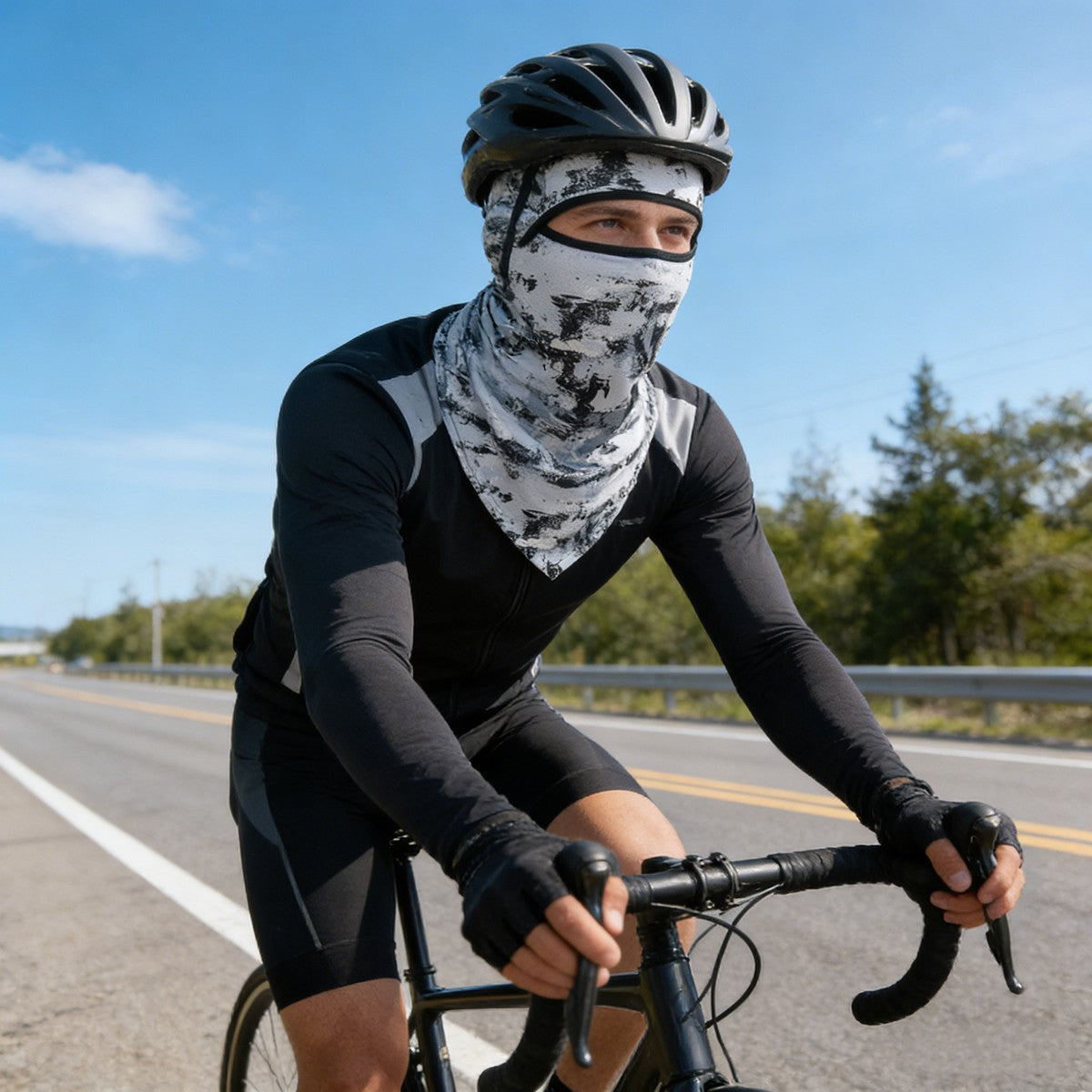UV Protection Balaclava Face Mask for Outdoor Sports Tactical Sun Hood