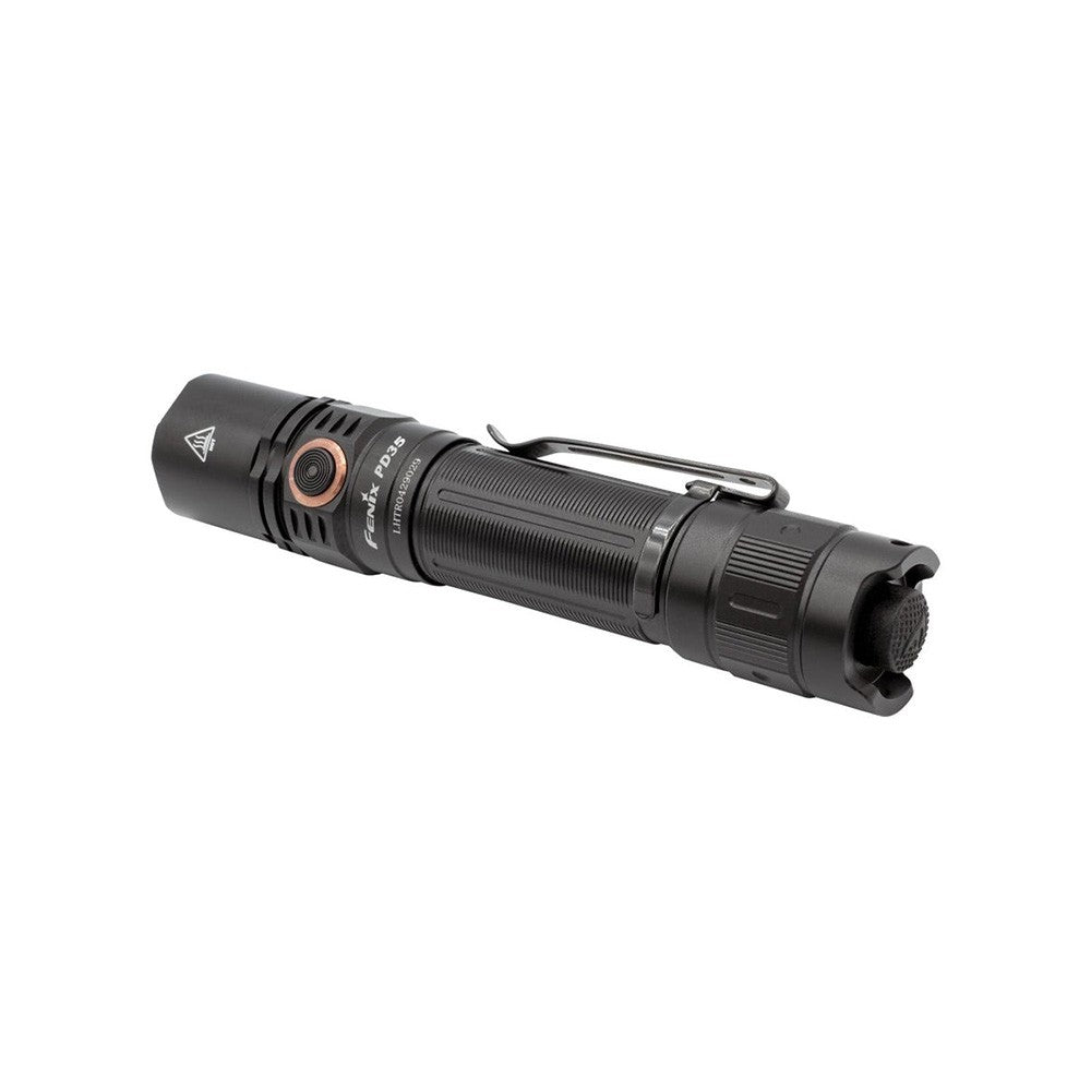 Rechargeable LED Flashlight with 1700 Lumens, Black - Tactical & Emergency Use