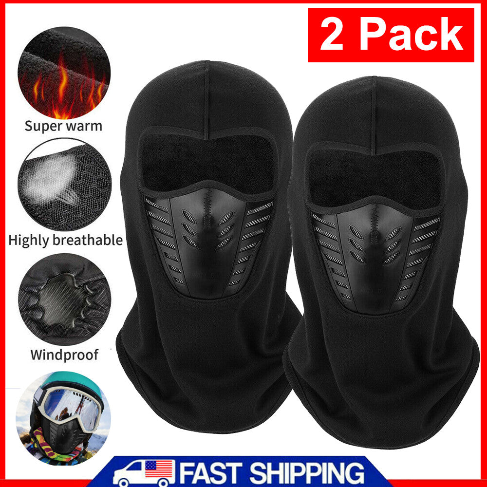Unisex Winter Balaclava Full Face Mask for Skiing & Motorcycling - Windproof & Anti-Fog