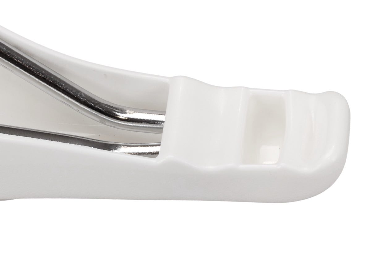 Old School BMX Saddle - Reissue White Bicycle Seat 247mm x 142mm