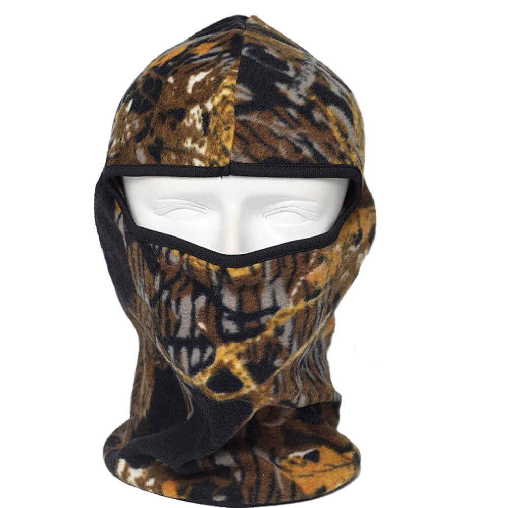Unisex Thermal Fleece Balaclava Ski Face Mask for Cold Weather Outdoor Activities
