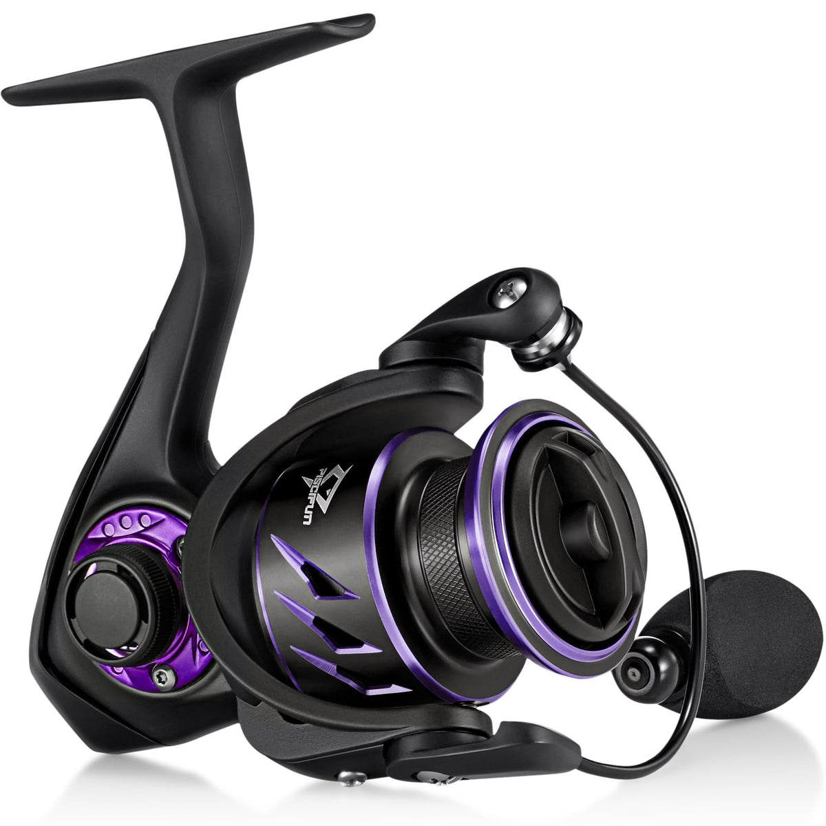 Ultralight Spinning Reel 1000 Series 6.2:1 Gear Ratio 10+1BB Purple