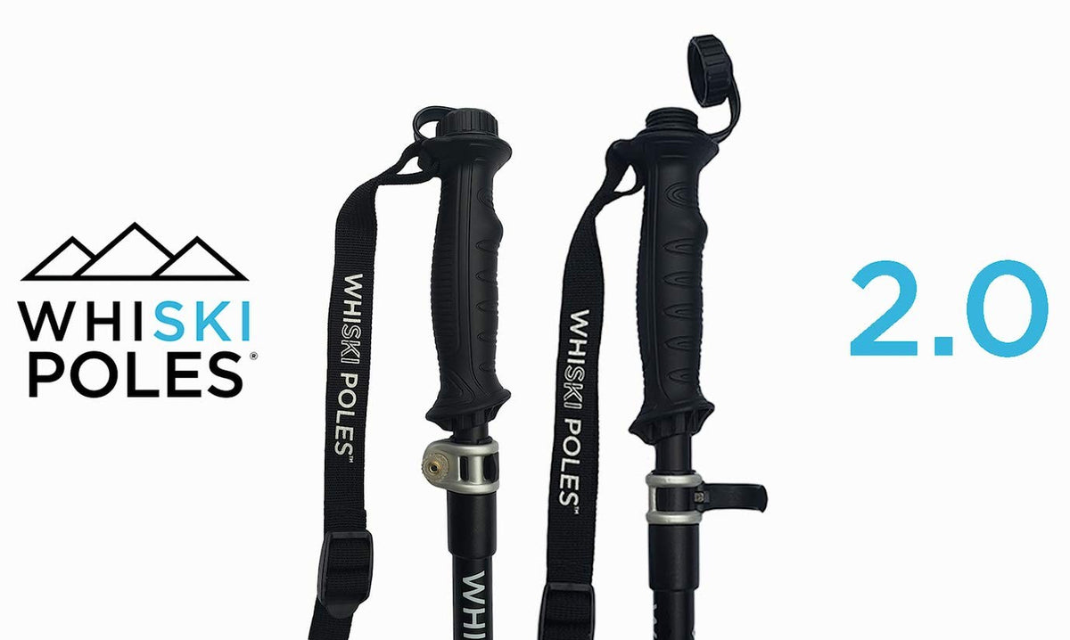 Ski Pole Flask - 2.0 Ski Pole Hydration Bottle for Winter Sports