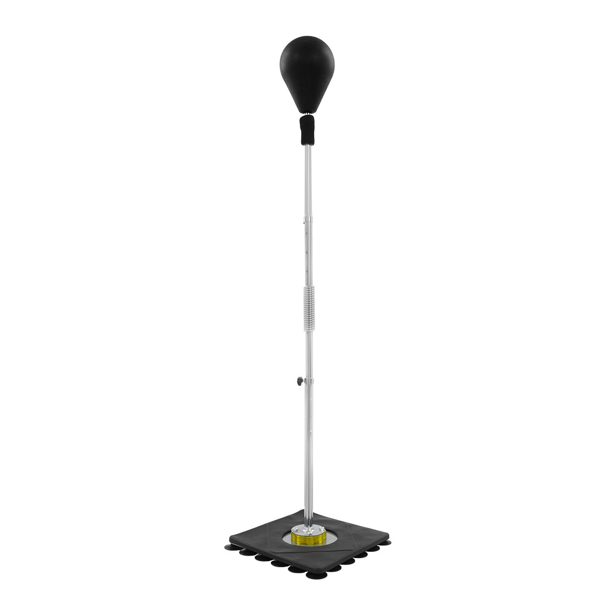 Adjustable Black Boxing Punching Bag with Suction Cup Base for Home Gym