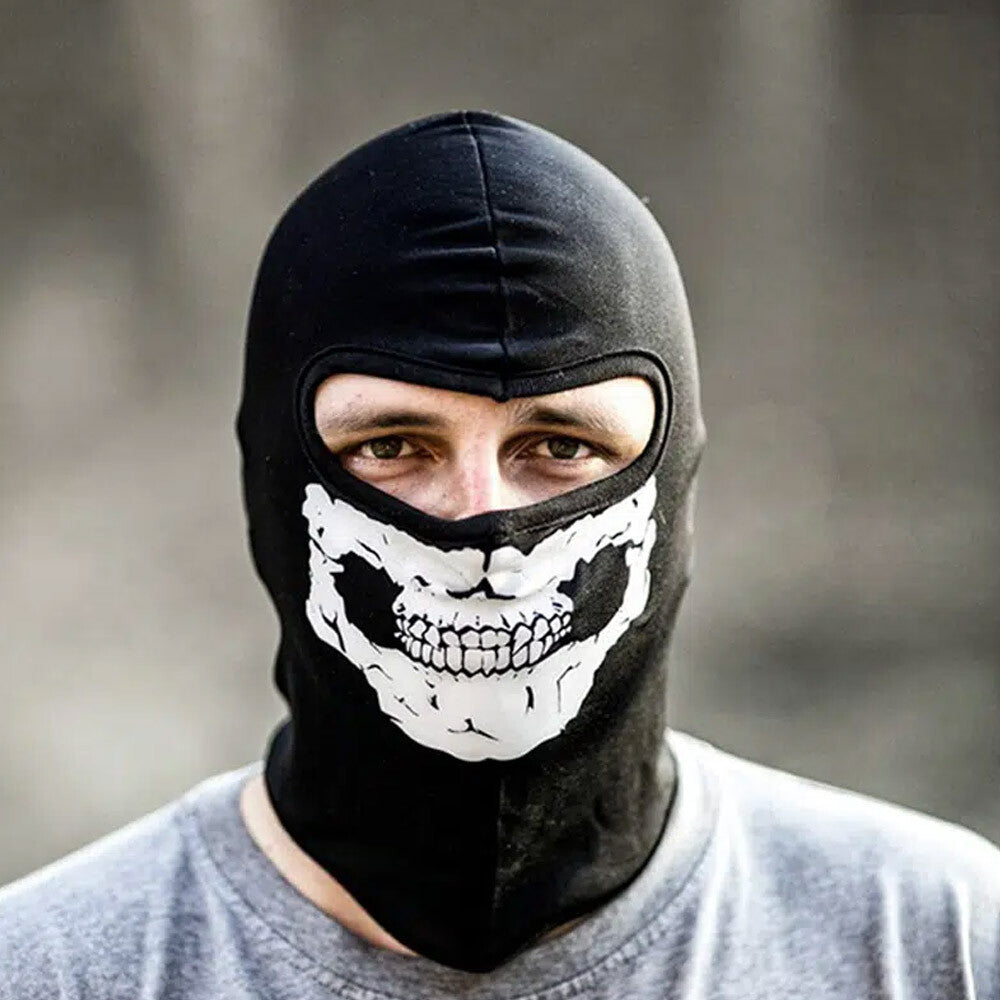 Unisex Skull Face Mask Balaclava for Halloween Ski Cycling Outdoor Sports