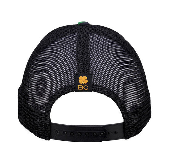 Black Clover Lucky Island #27 Snapback Golf Hat Cap - Black & Yellow