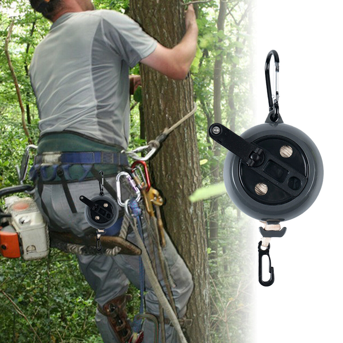 Retractable Bow & Gear Hoist Rope 33FT for Hunting Tree Stand Accessories