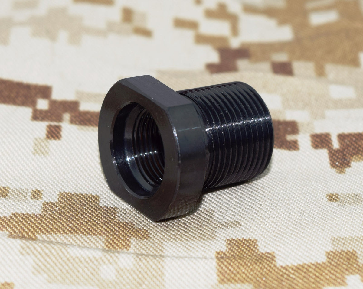 US Made Steel Barrel Thread Adapter 1/2-36 to 5/8-24 CNC Precision